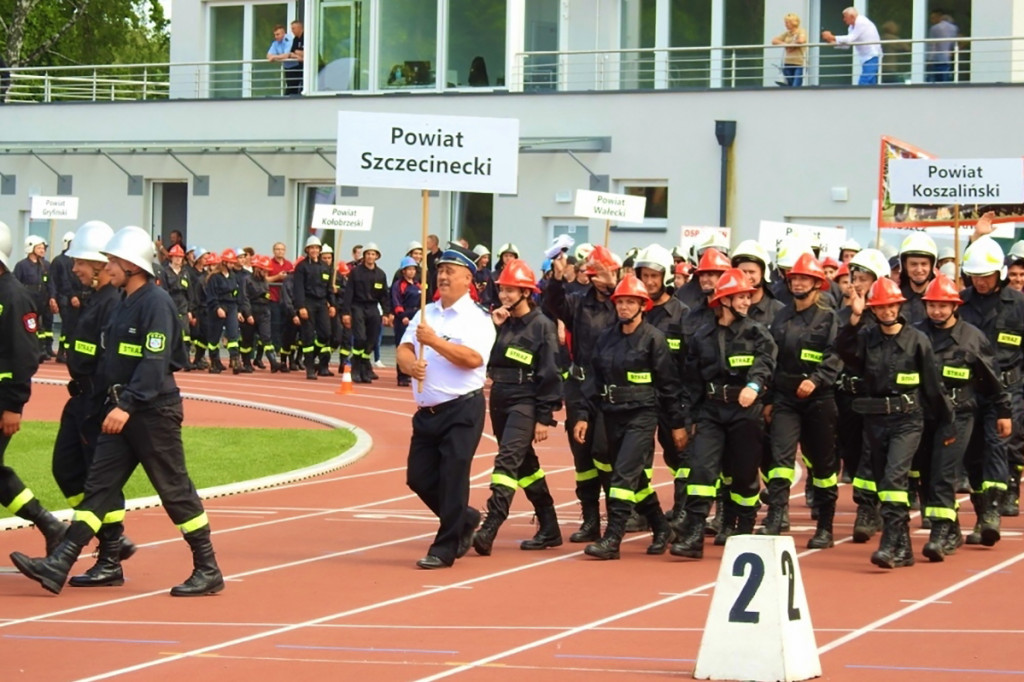 Zmagania strażaków ochotników. Wojewódzkie Zawody Sportowo-Pożarnicze