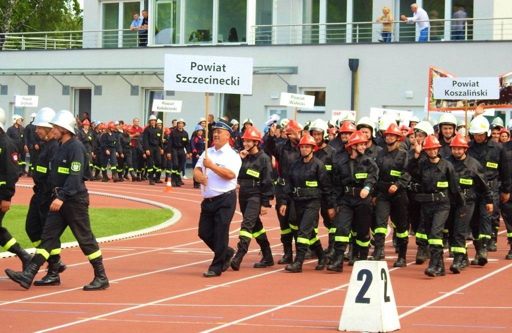 Zmagania strażaków ochotników. Wojewódzkie Zawody Sportowo-Pożarnicze