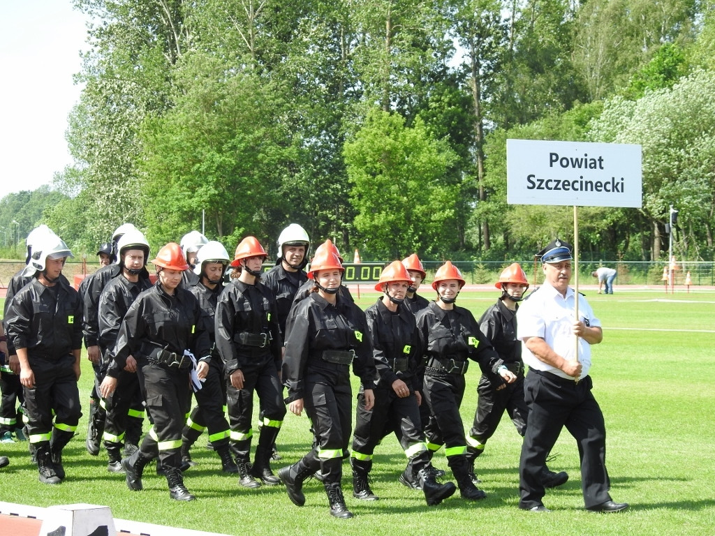 Zmagania strażaków ochotników. Wojewódzkie Zawody Sportowo-Pożarnicze