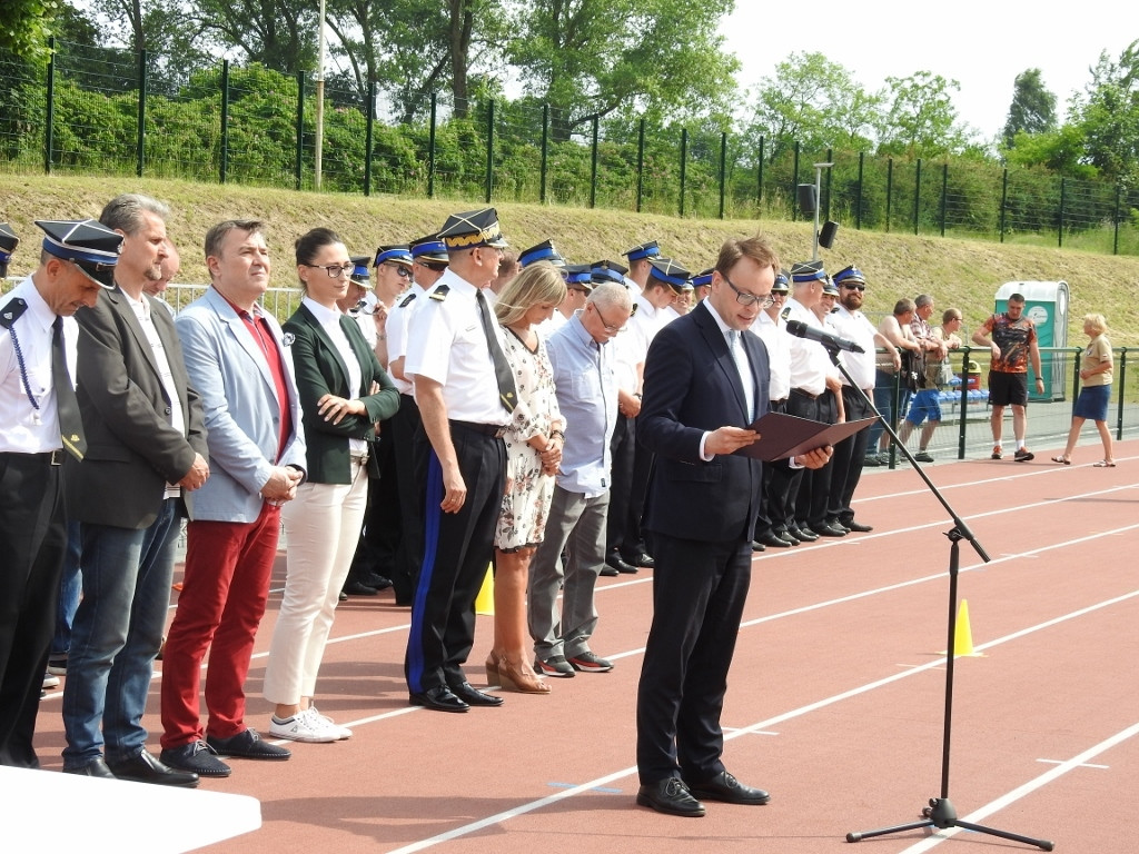 Zmagania strażaków ochotników. Wojewódzkie Zawody Sportowo-Pożarnicze