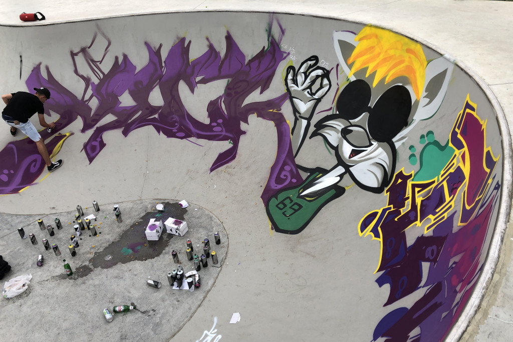 Skateplaza pokolorowana. Zobacz nowe graffiti [ZDJĘCIA]