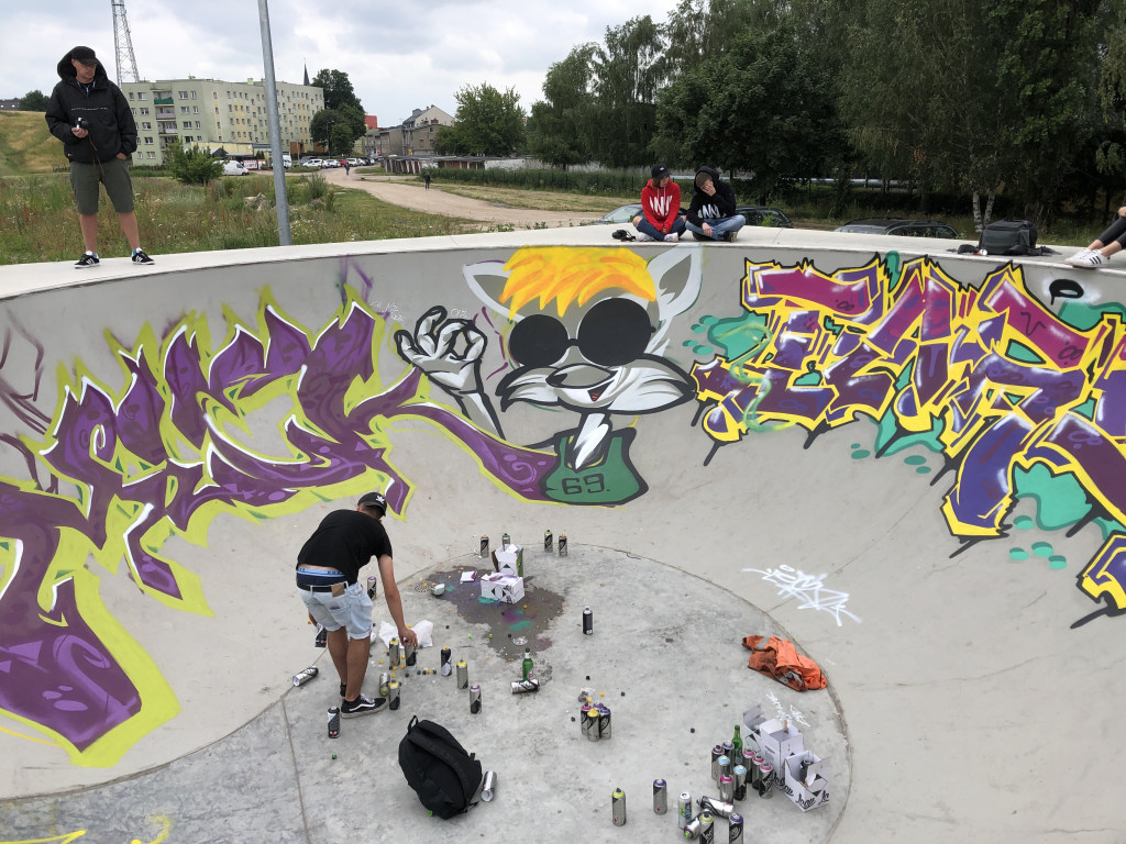 Skateplaza pokolorowana. Zobacz nowe graffiti [ZDJĘCIA]
