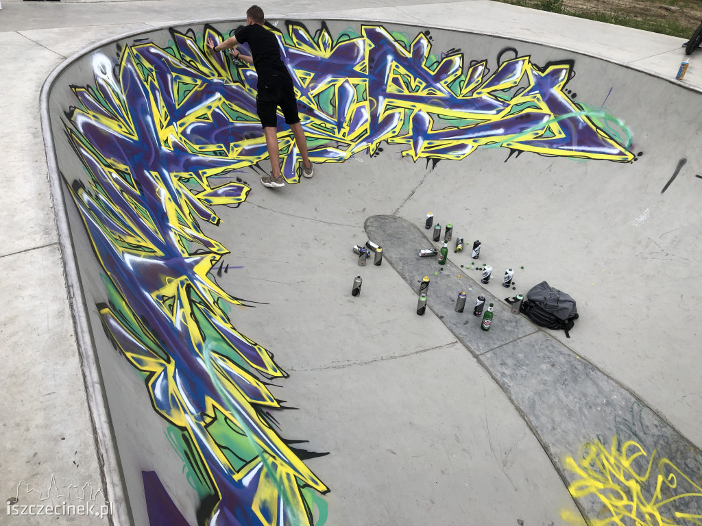 Skateplaza pokolorowana. Zobacz nowe graffiti [ZDJĘCIA]