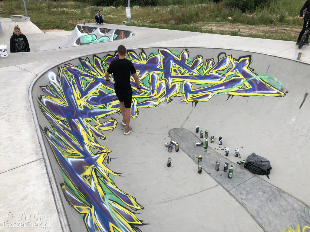 Skateplaza pokolorowana. Zobacz nowe graffiti [ZDJĘCIA]