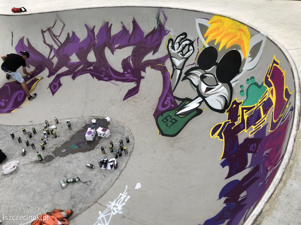 Skateplaza pokolorowana. Zobacz nowe graffiti [ZDJĘCIA]
