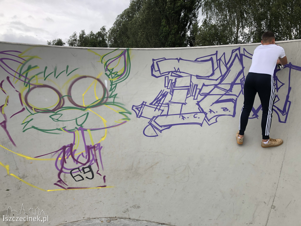 Skateplaza pokolorowana. Zobacz nowe graffiti [ZDJĘCIA]