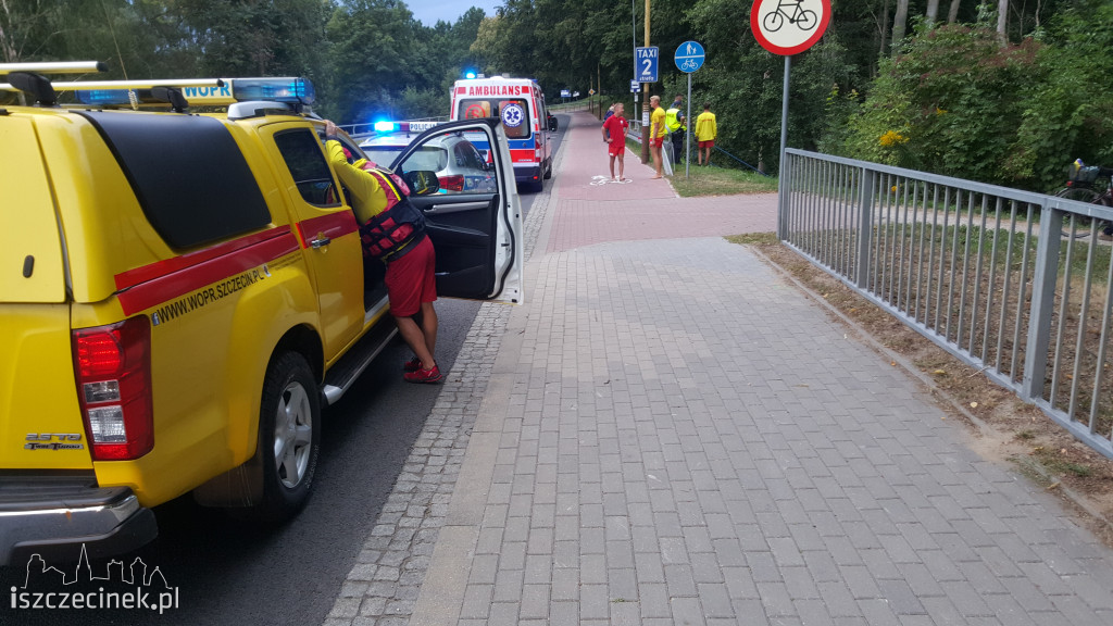 W rzeczce leżał nieprzytomny mężczyzna