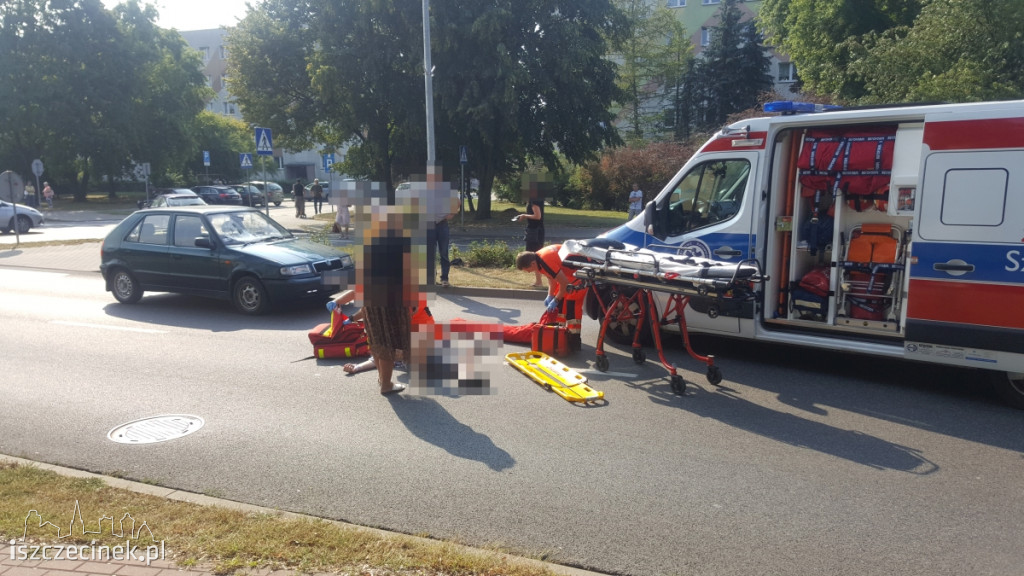 Potrącenie mężczyzny na ul. Jana Pawła II