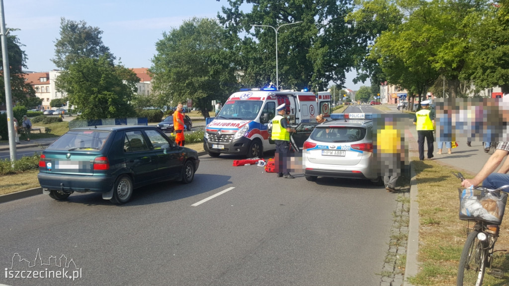 Potrącenie mężczyzny na ul. Jana Pawła II