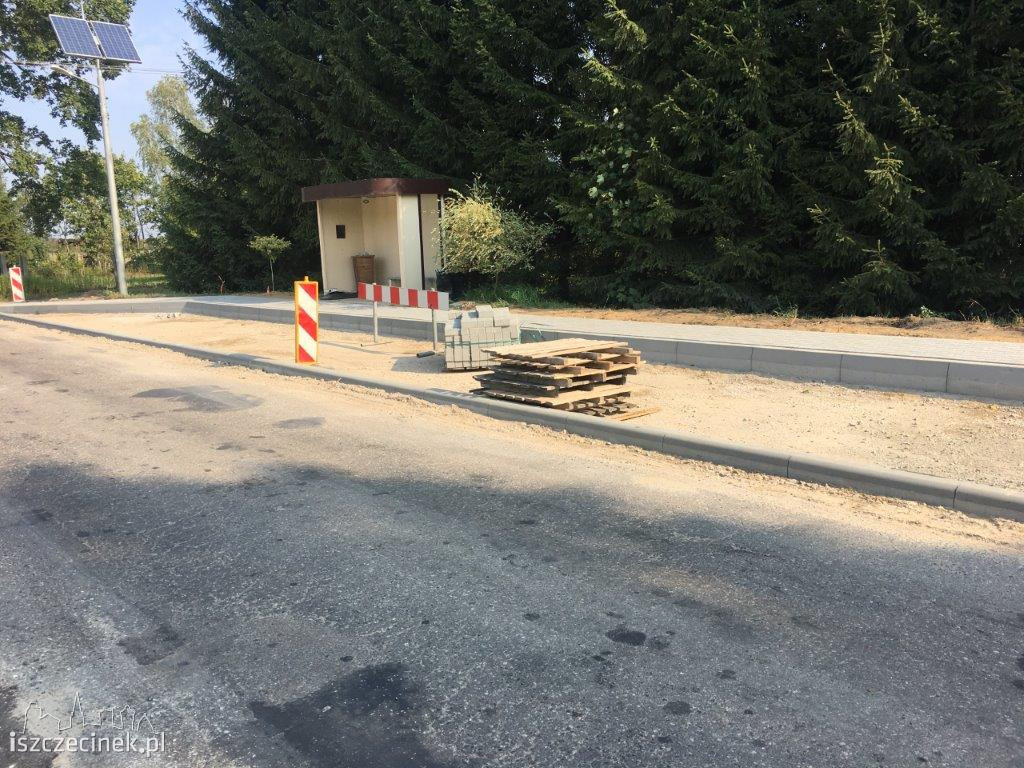 Trwają prace drogowe w Sępolnie Wielkim