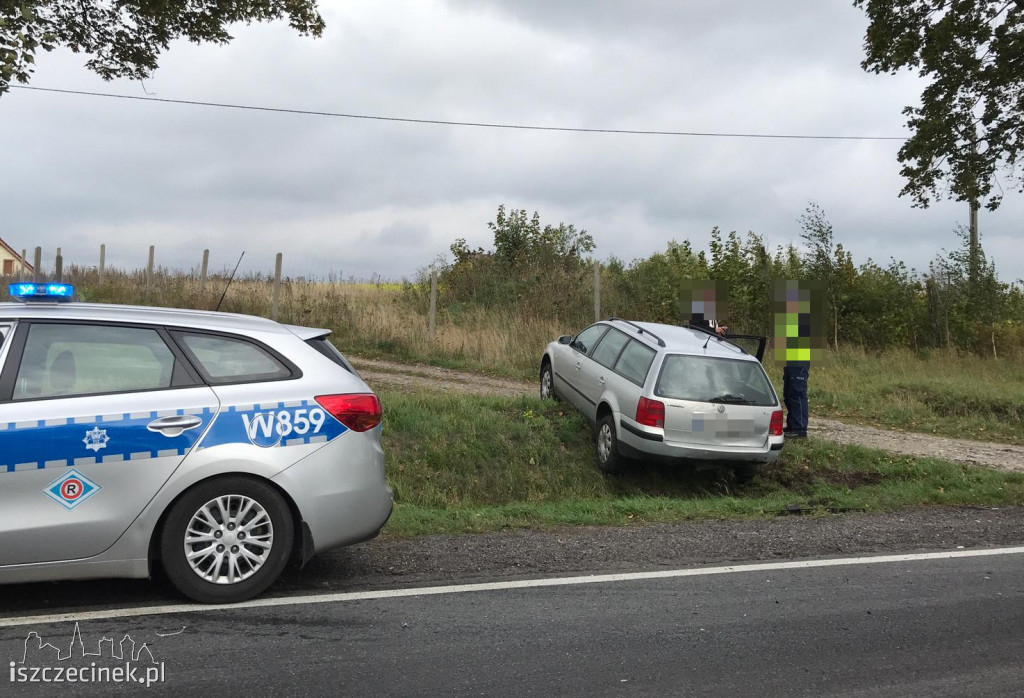 Zagapił się i uderzył w tył. Niebezpiecznie na DK-11