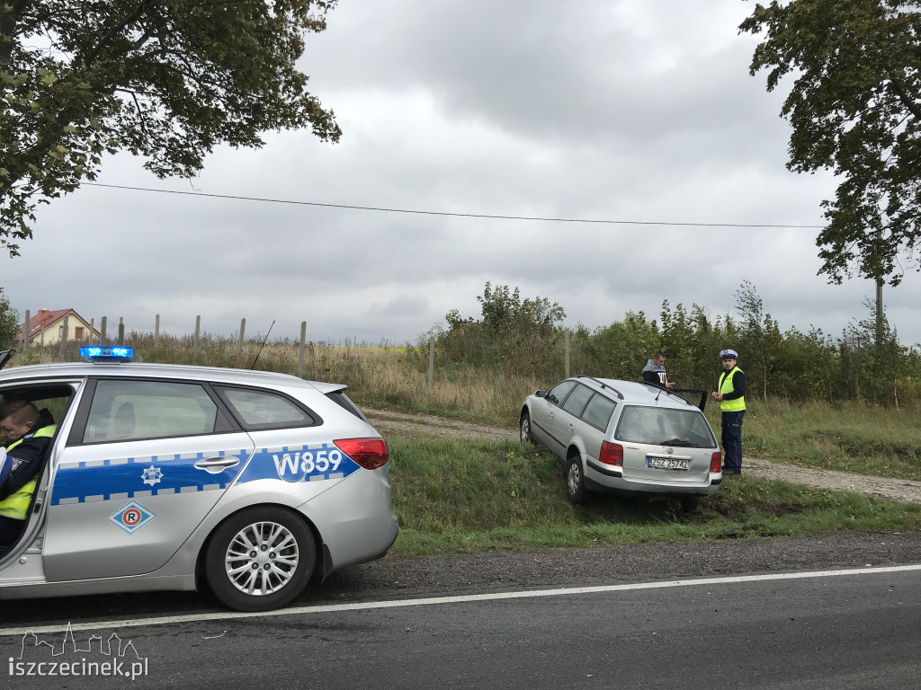Zagapił się i uderzył w tył. Niebezpiecznie na DK-11