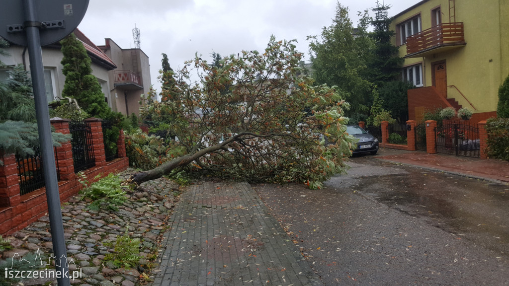 Wichura w Szczecinku i okolicach.