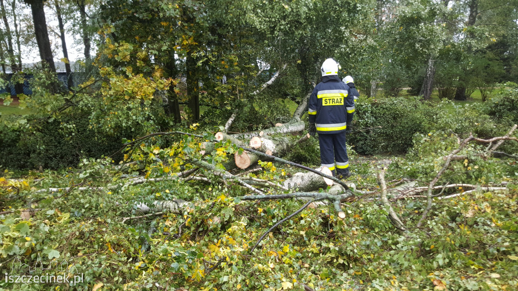 Wichura w Szczecinku i okolicach.
