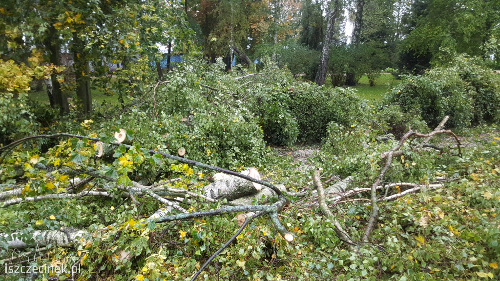 Wichura w Szczecinku i okolicach.