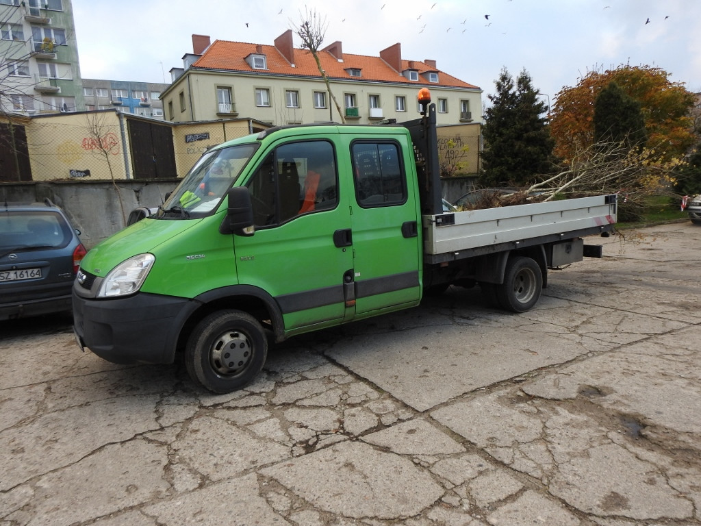 Najpierw wycięli stare drzewka, teraz sadzą nowe