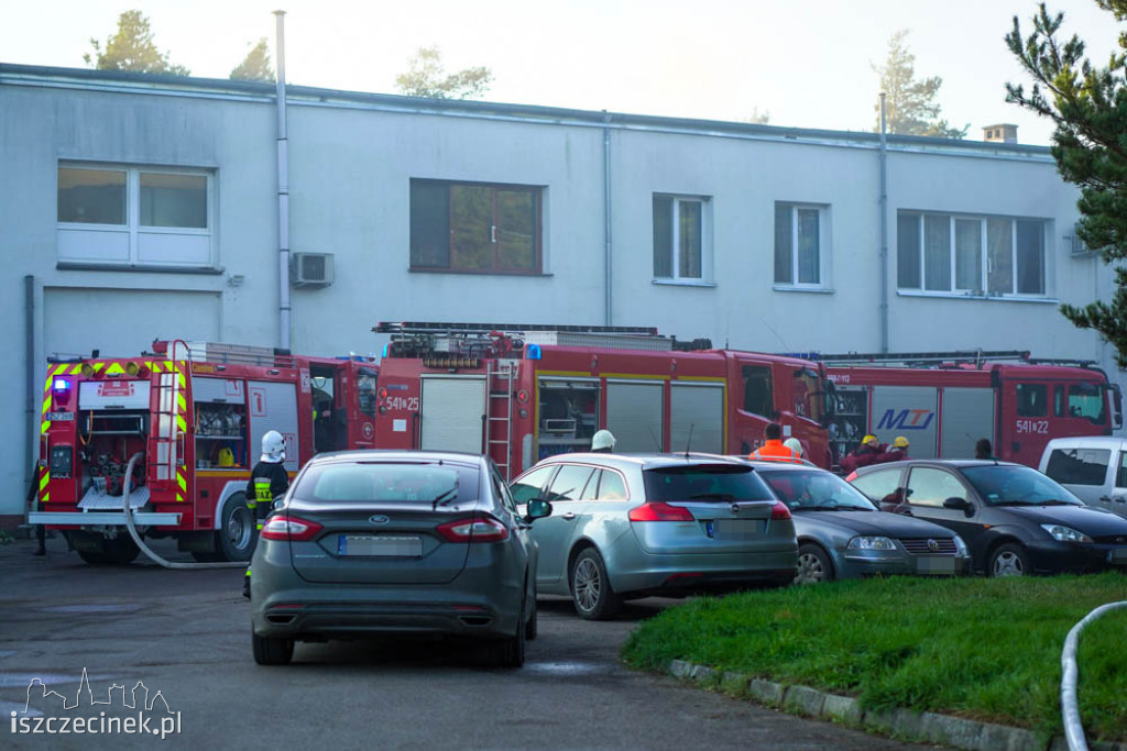 Pożar dużej piekarni przy ul. Pilskiej
