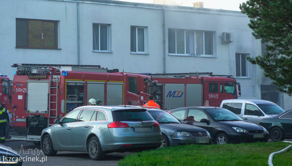 Pożar dużej piekarni przy ul. Pilskiej