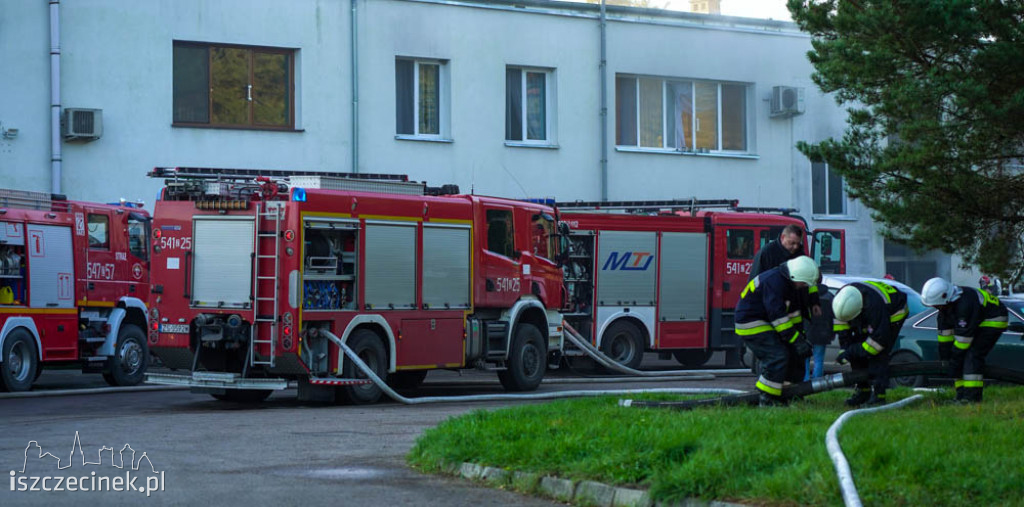 Pożar dużej piekarni przy ul. Pilskiej