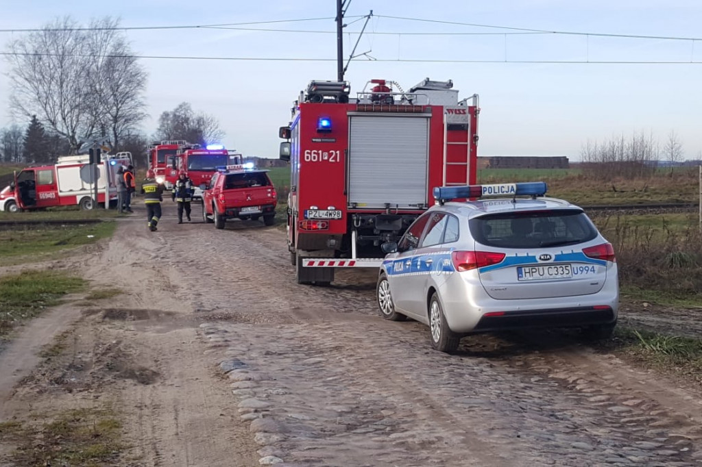 Zderzenie pociągu z samochodem. Opóźnienia w ruchu pociągów