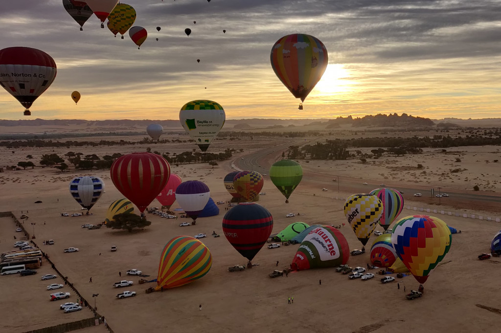 Balon z herbem Szczecinka w Arabii Saudyjskiej. Pobili rekord Guinnessa!