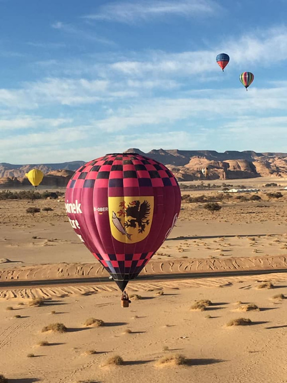 Balon z herbem Szczecinka w Arabii Saudyjskiej. Pobili rekord Guinnessa!