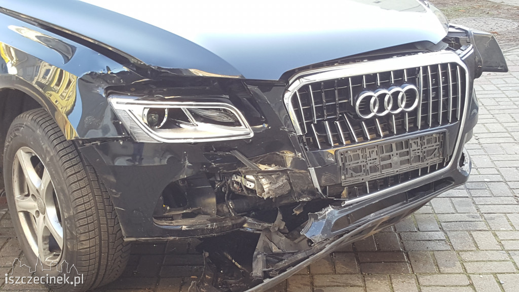 Wypadek w centrum miasta. Jedna osoba trafiła do szpitala