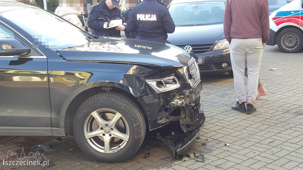 Wypadek w centrum miasta. Jedna osoba trafiła do szpitala