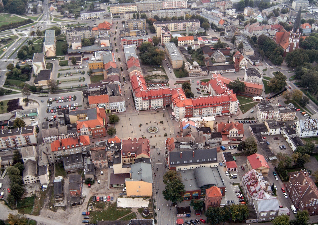 Szczecinek na starych zdjęciach lotniczych. Poznajecie te miejsca?