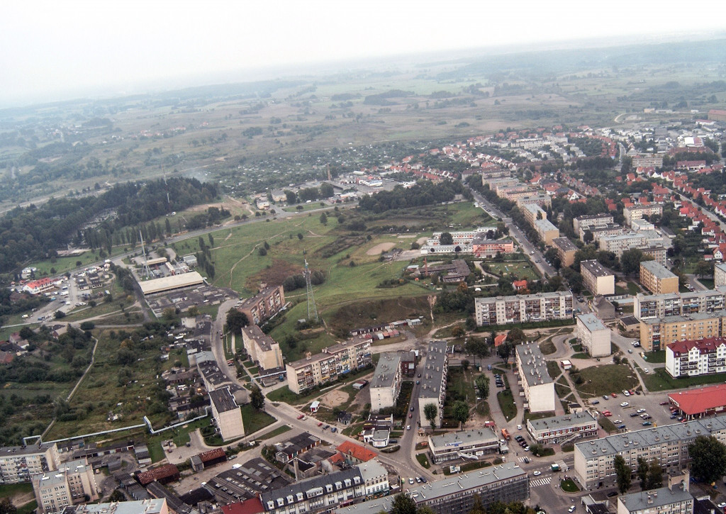 Szczecinek na starych zdjęciach lotniczych. Poznajecie te miejsca?