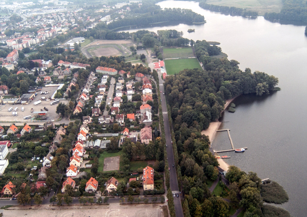 Szczecinek na starych zdjęciach lotniczych. Poznajecie te miejsca?