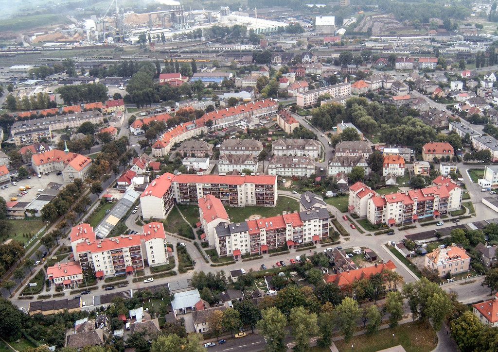 Szczecinek na starych zdjęciach lotniczych. Poznajecie te miejsca?