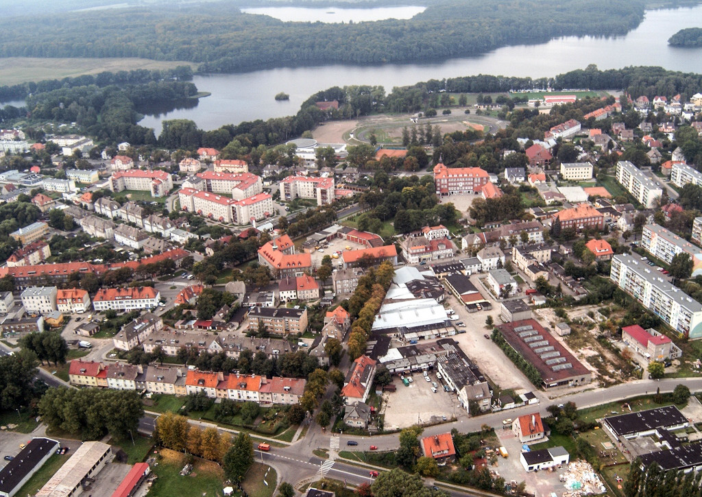 Szczecinek na starych zdjęciach lotniczych. Poznajecie te miejsca?