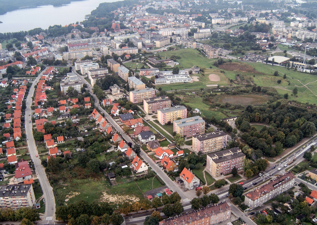 Szczecinek na starych zdjęciach lotniczych. Poznajecie te miejsca?