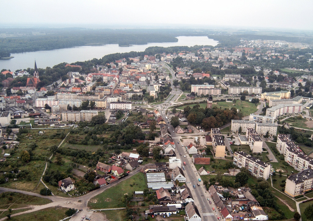 Szczecinek na starych zdjęciach lotniczych. Poznajecie te miejsca?