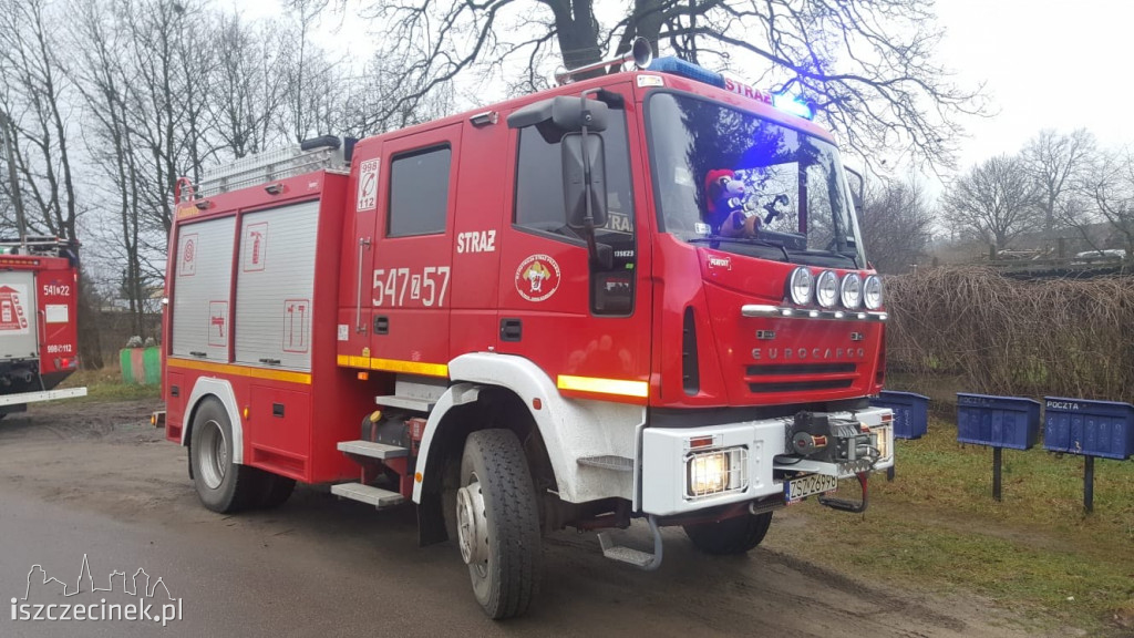 Pożar mieszkania w Godzimierzu [ZDJĘCIA]