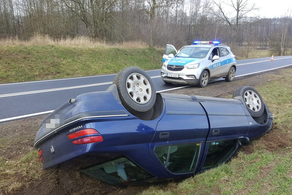Pijany jechał ze Stargardu do Szczecinka. Nie dojechał