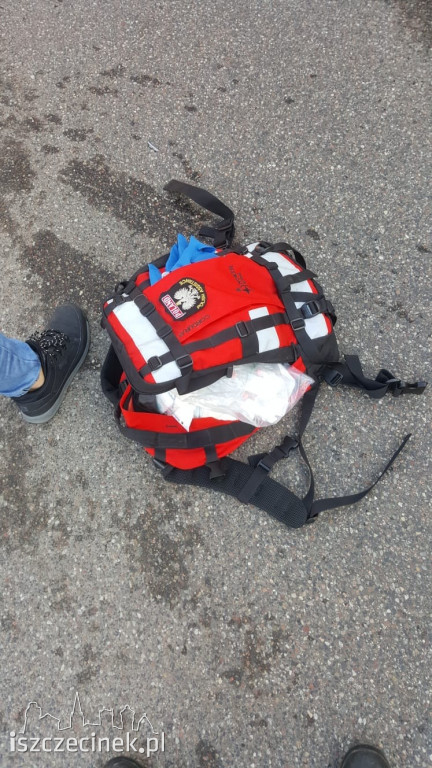 Wypadek na ul. Lipowej. Ford potrącił rowerzystę