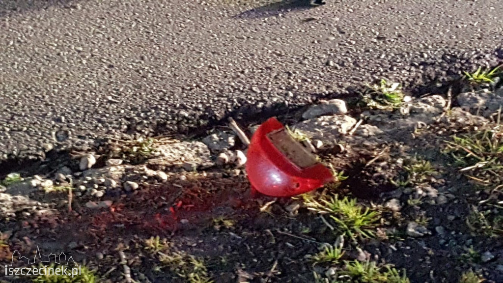 Jechali skuterem i uderzyli w skarpę. Byli pijani