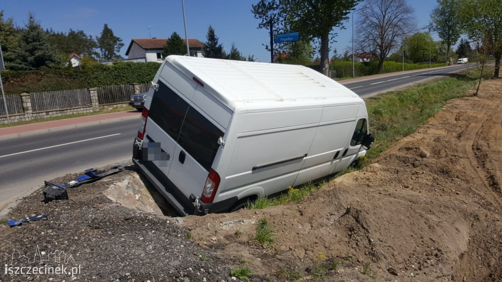 Zderzenie busa z ciężarówką w Trzesiece [ZDJĘCIA]
