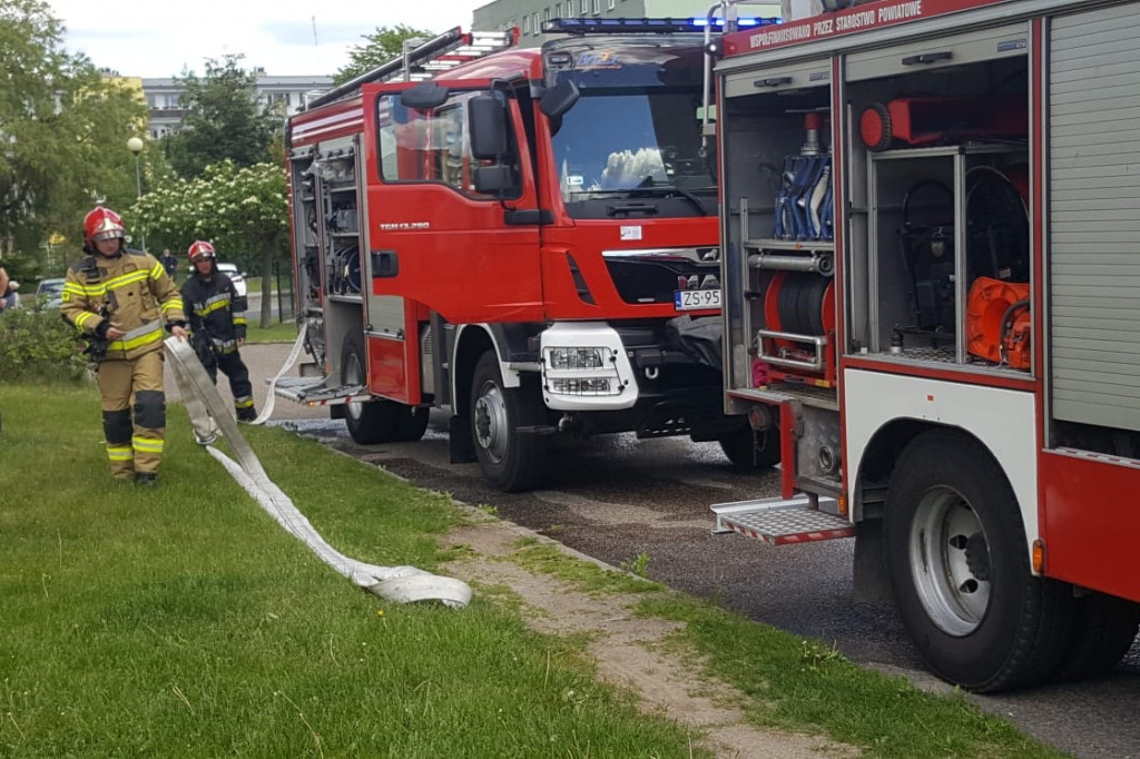 Pożar w bloku przy ulicy Budowlanych. Co się stało?