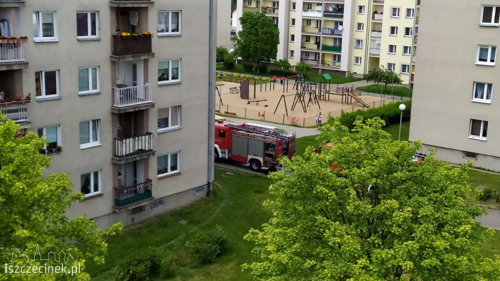 Pożar w bloku przy ulicy Budowlanych. Co się stało?