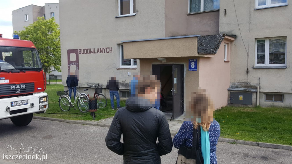 Pożar w bloku przy ulicy Budowlanych. Co się stało?