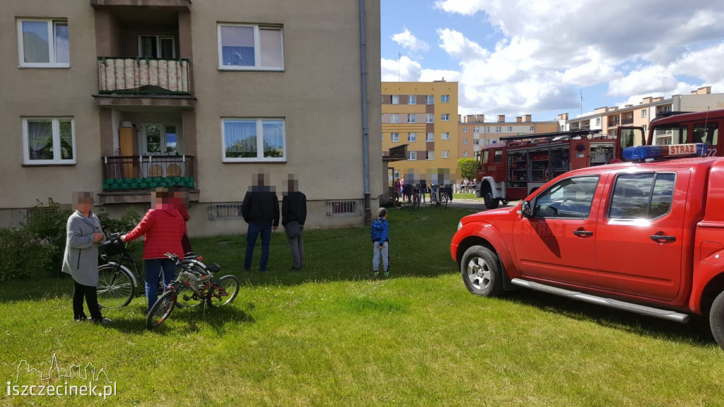 Pożar w bloku przy ulicy Budowlanych. Co się stało?