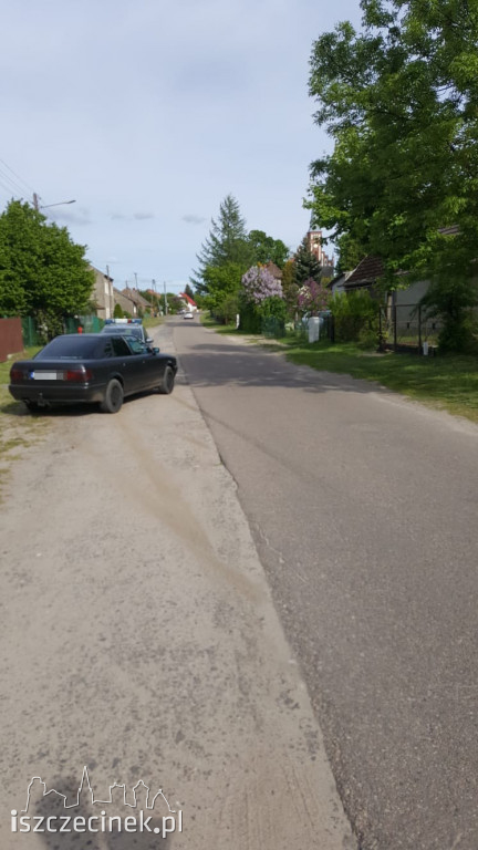 Gwda Wielka. Brawurowa jazda zakończona wypadkiem