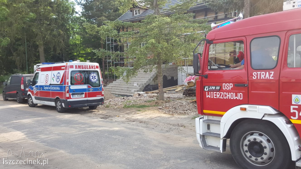 Wypadek w Sporem. Mężczyzna spadł z wysokości