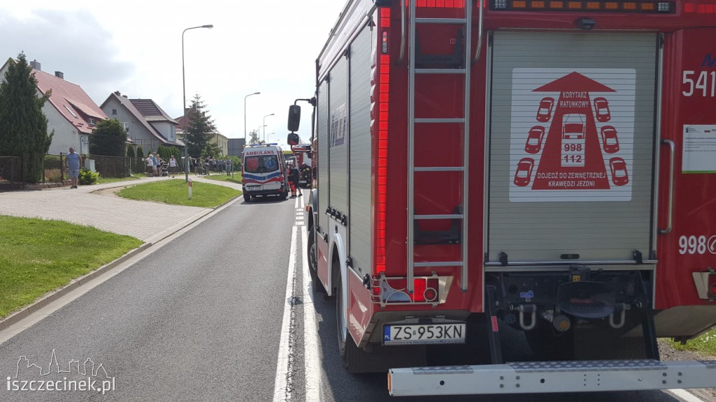 Wypadek w Białym Borze. Zderzenie busa z osobówką