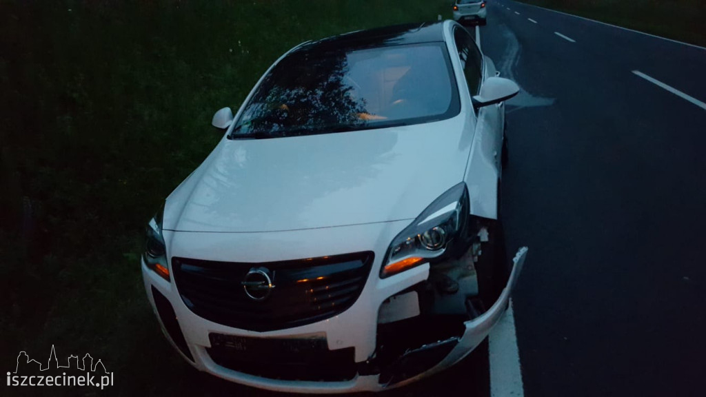To nie była spokojna noc na drogach. Pijani za kierownicą i dzika zwierzyna