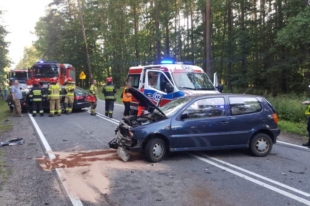 Poważny wypadek na krajowej 