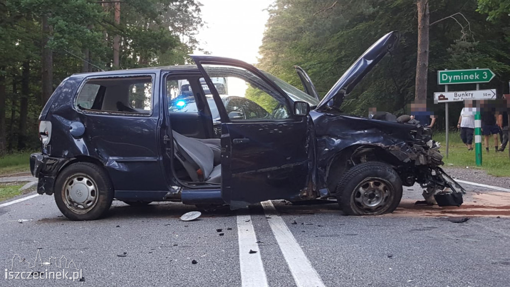 Poważny wypadek na krajowej 